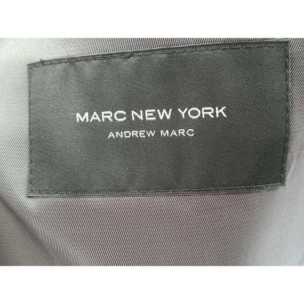 Men's Andrew Mark Double Vented Gray Blazer Suit Jacket Size 48L Modern Fit
